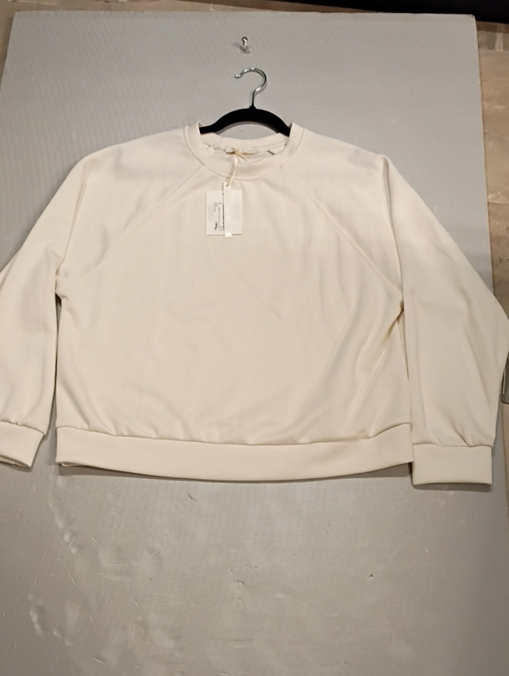 Milio Milano NWT made In Italy Cream Crewneck Sweatshirt - Minimal Quiet Luxury